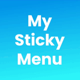 Yapışkan Çubuğum Yüzen Bildirim Çubuğu ve Yapışkan Başlık (eski adıyla myStickymenu)